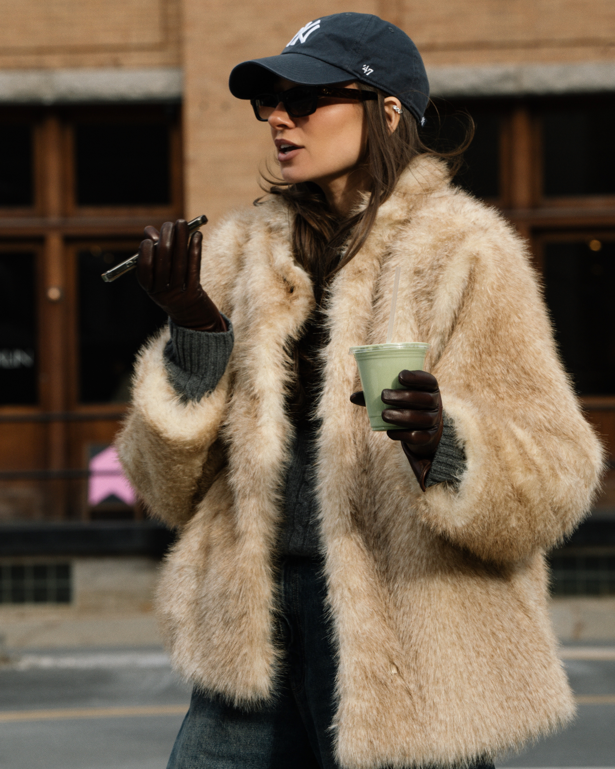 Faux Fur Jacket - image 2