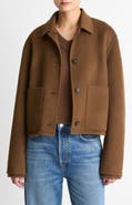 Vince Wool Blend Short Jacket