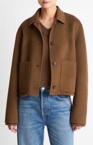 Vince Wool Blend Short Jacket