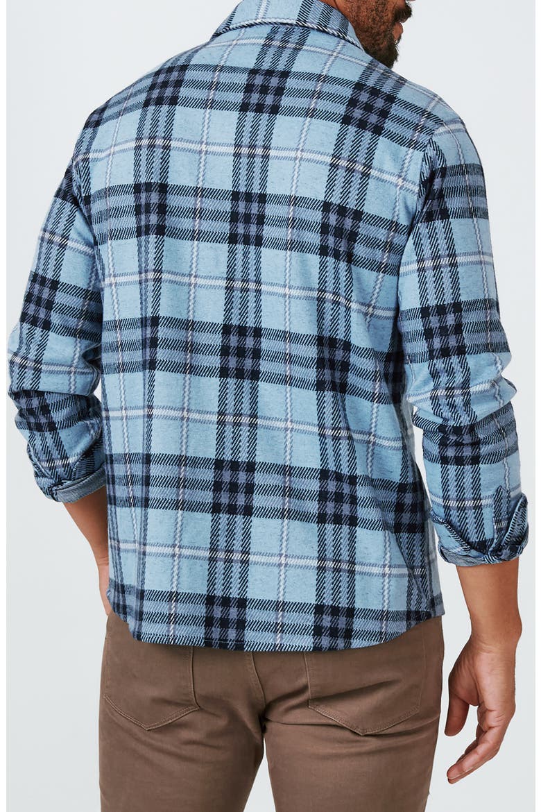 Generations Plaid Button-Up Shirt, Alternate, color, LIGHT BLUE