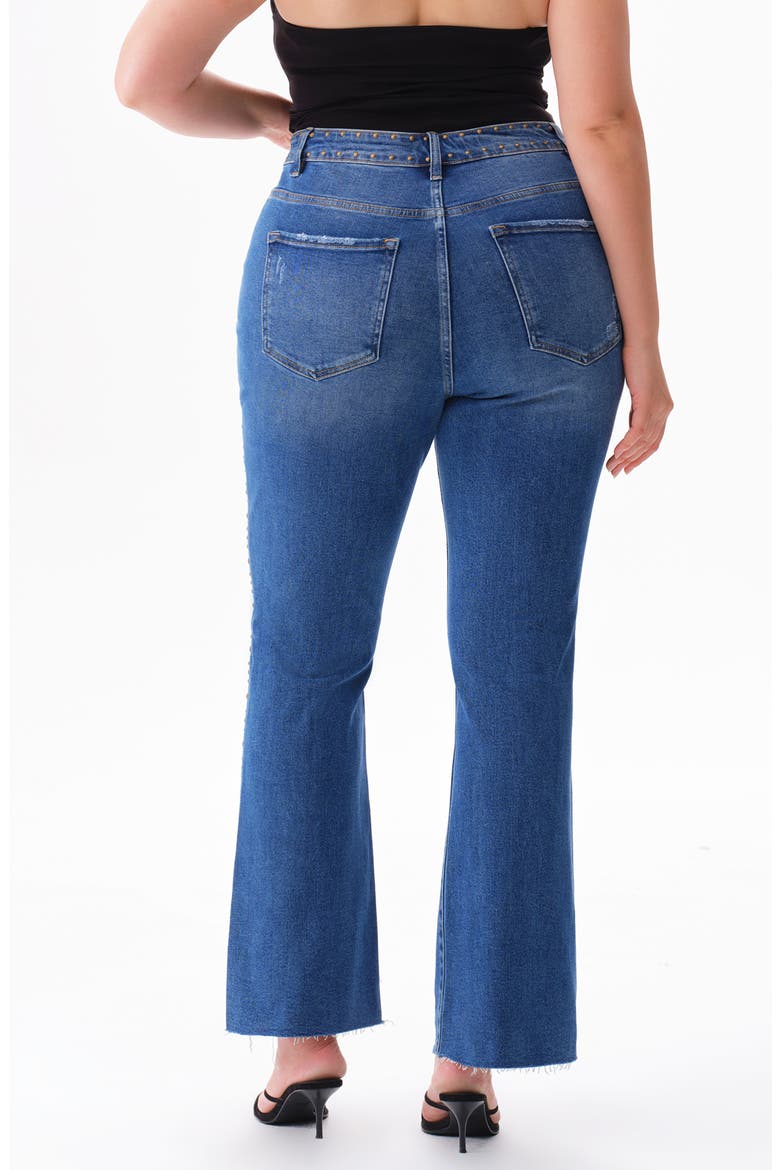 High Waist Bootcut Jeans, Alternate, color, MEDIUM BLUE