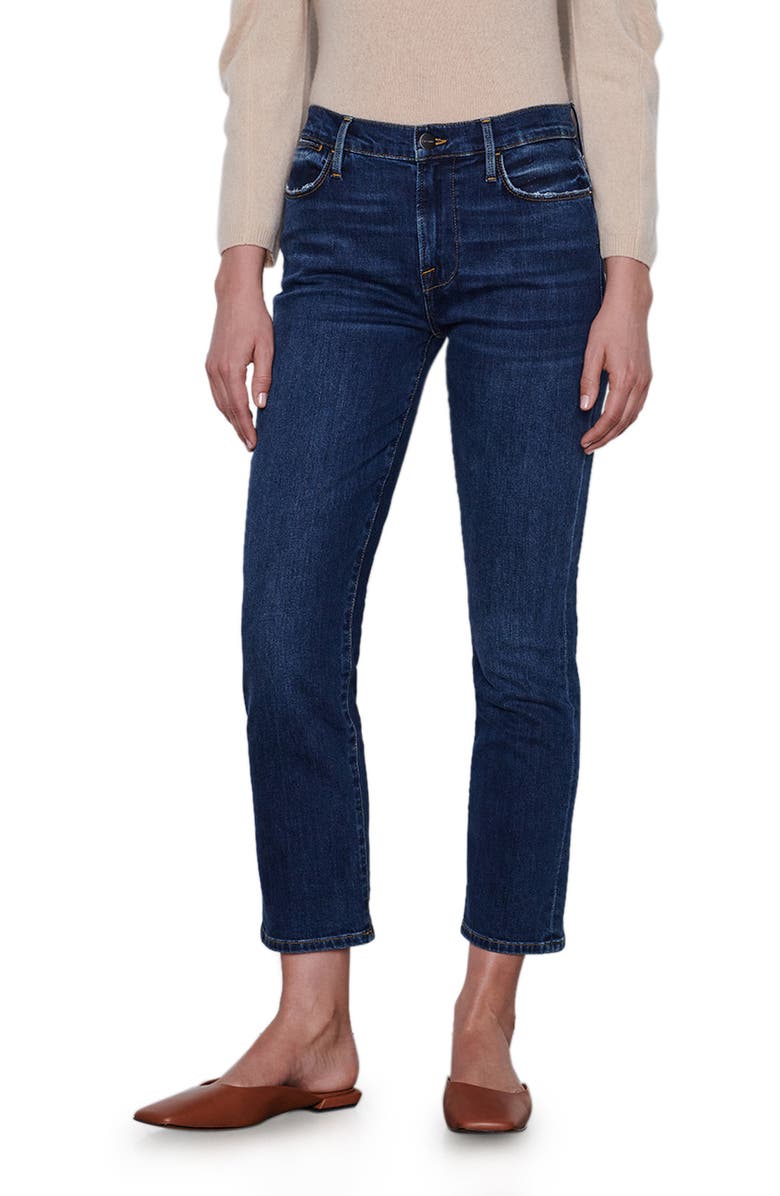 FRAME Le High Ankle Straight Leg Jeans, Main, color, Rosalie