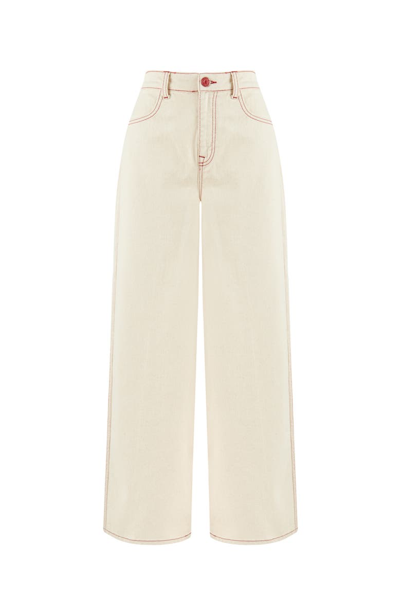 Nocturne Jeans with Contrast Color Embroidery, Alternate, color,