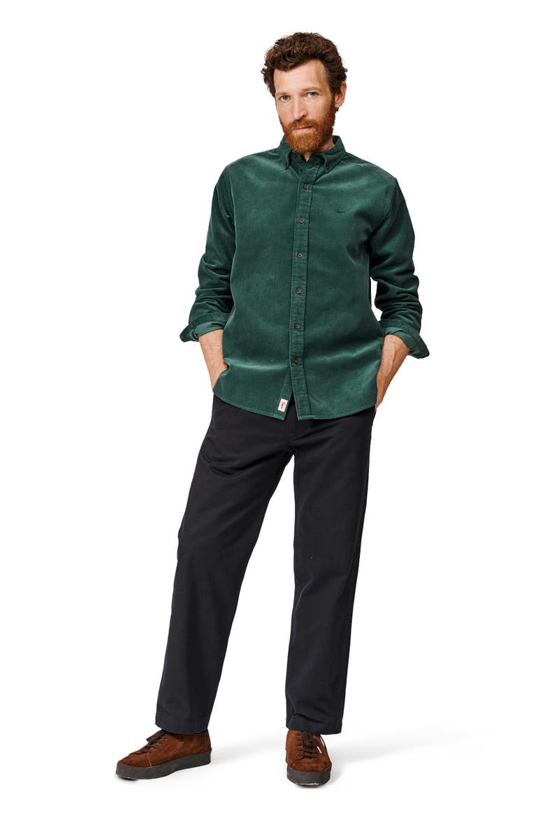 Haworth Corduroy Shirt, Alternate, color, Dark Green