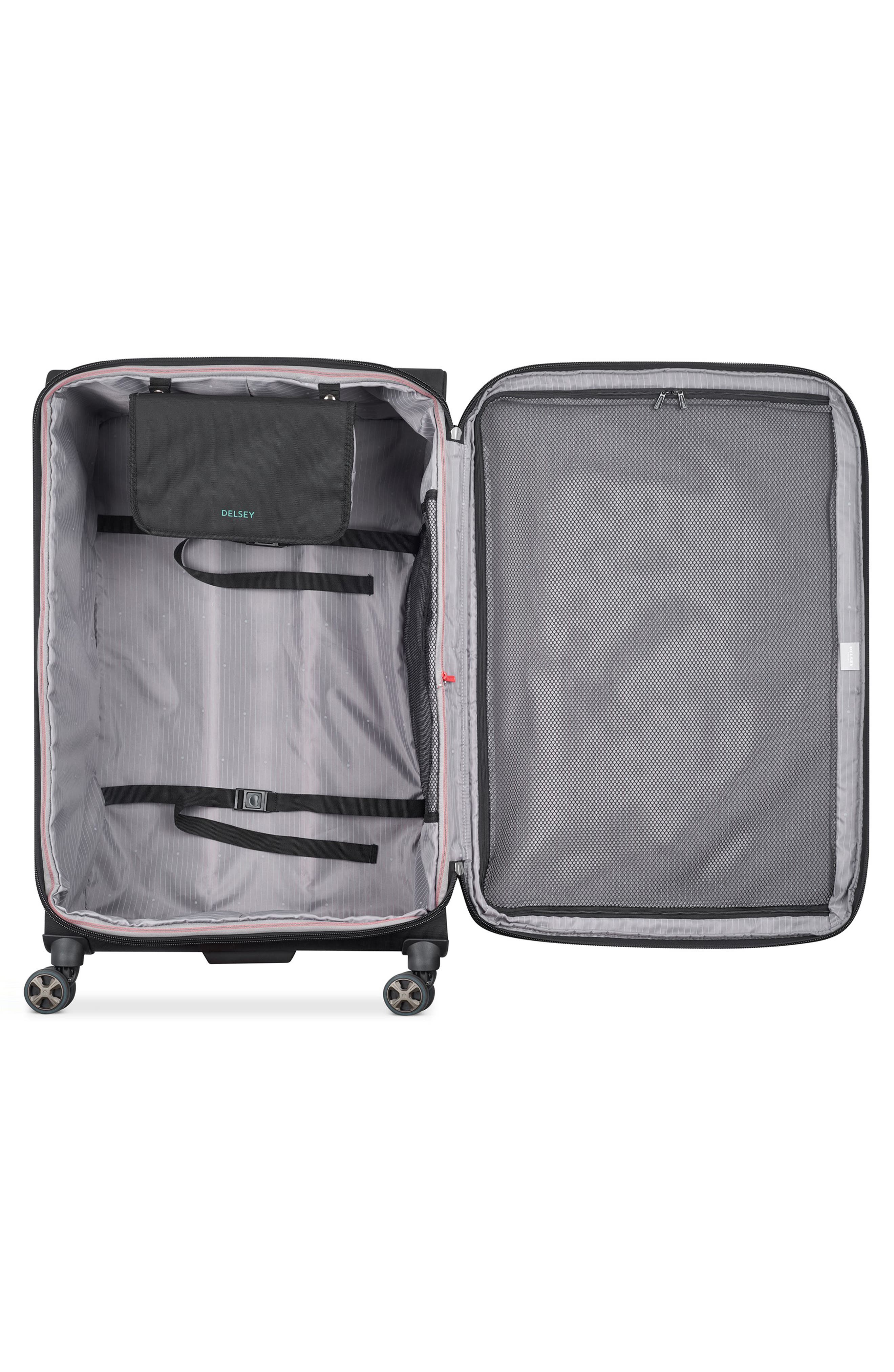 DELSEY Helium DLX 29-Inch Softside Spinner Luggage, Alternate, color, Black