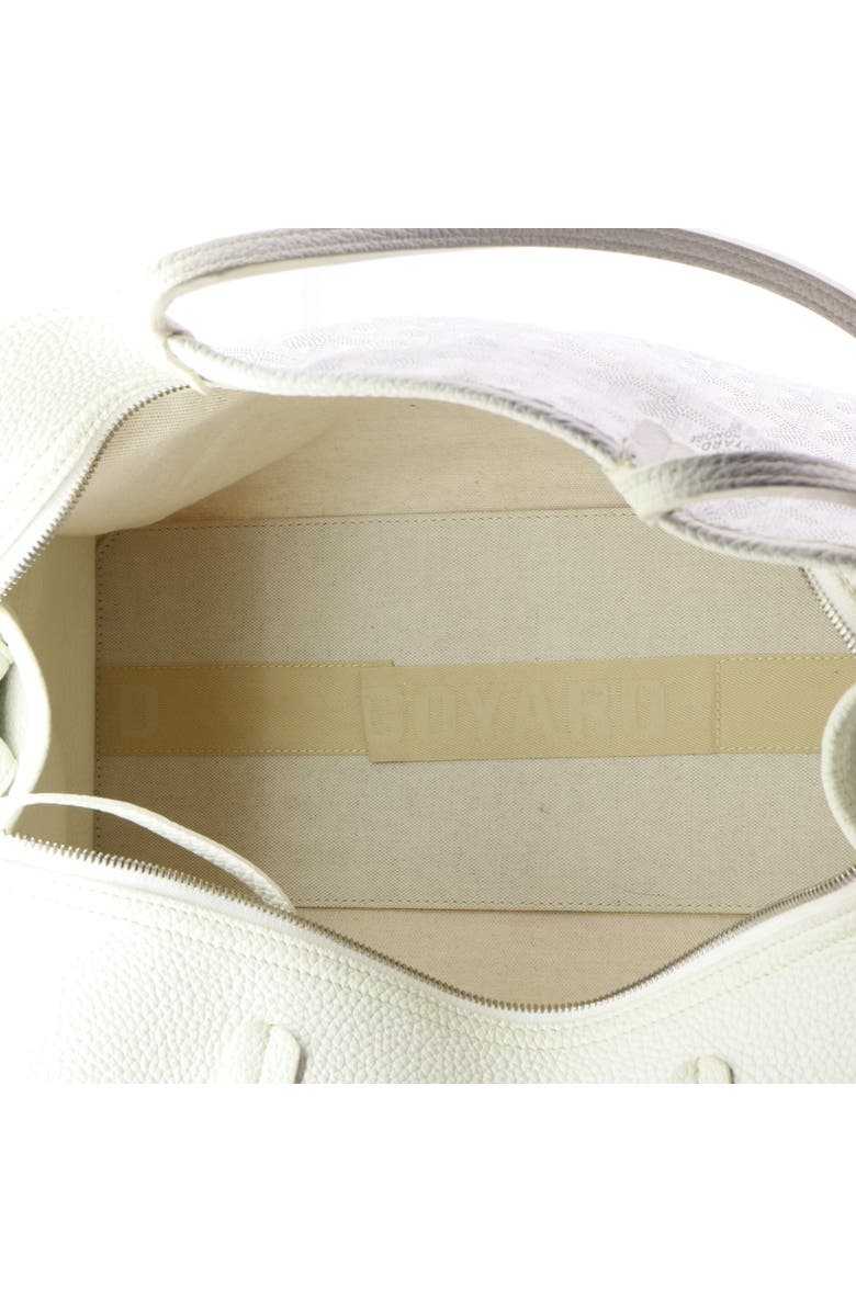 Pre-Owned Goyard Hardy Pet Carrier Coated Canvas PM, Alternate, color, White