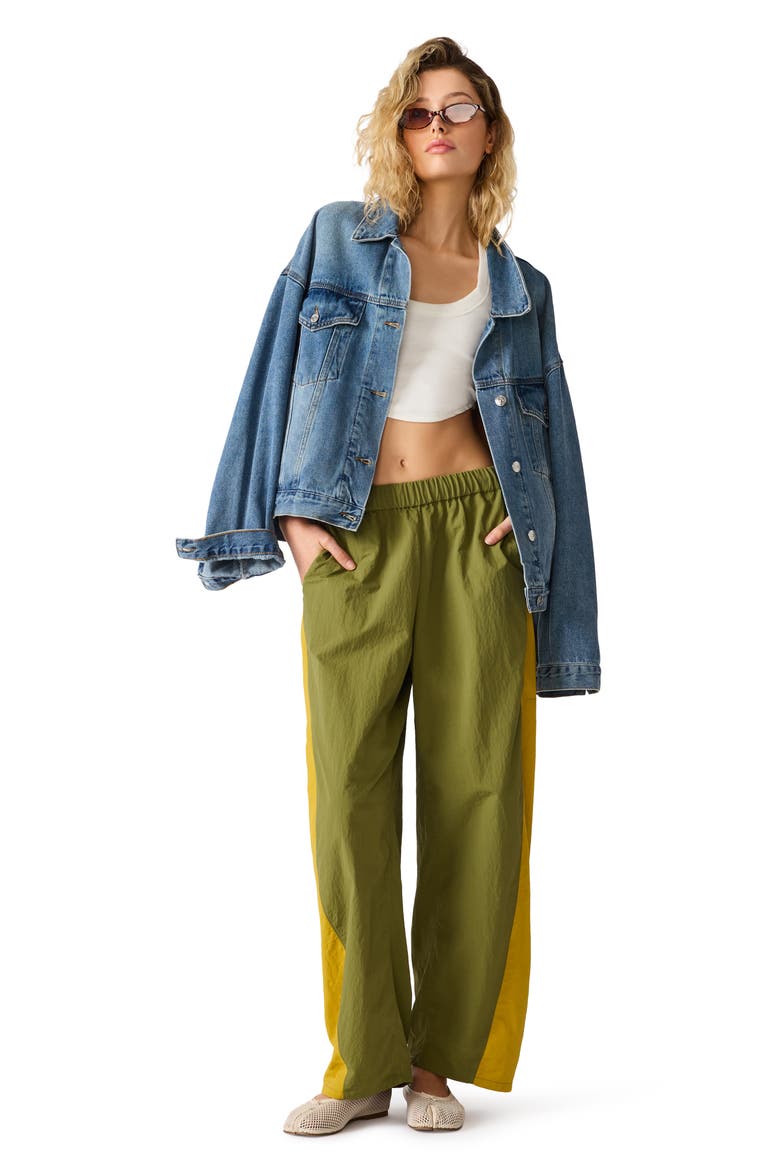 Khoda Nylon Wide Leg Pants, Alternate, color, CARGO