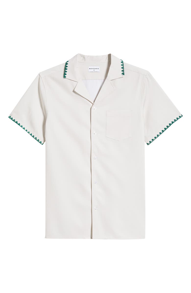 MAVRANS Golf Ball Stitch Weekend Camp Shirt, Alternate, color, 