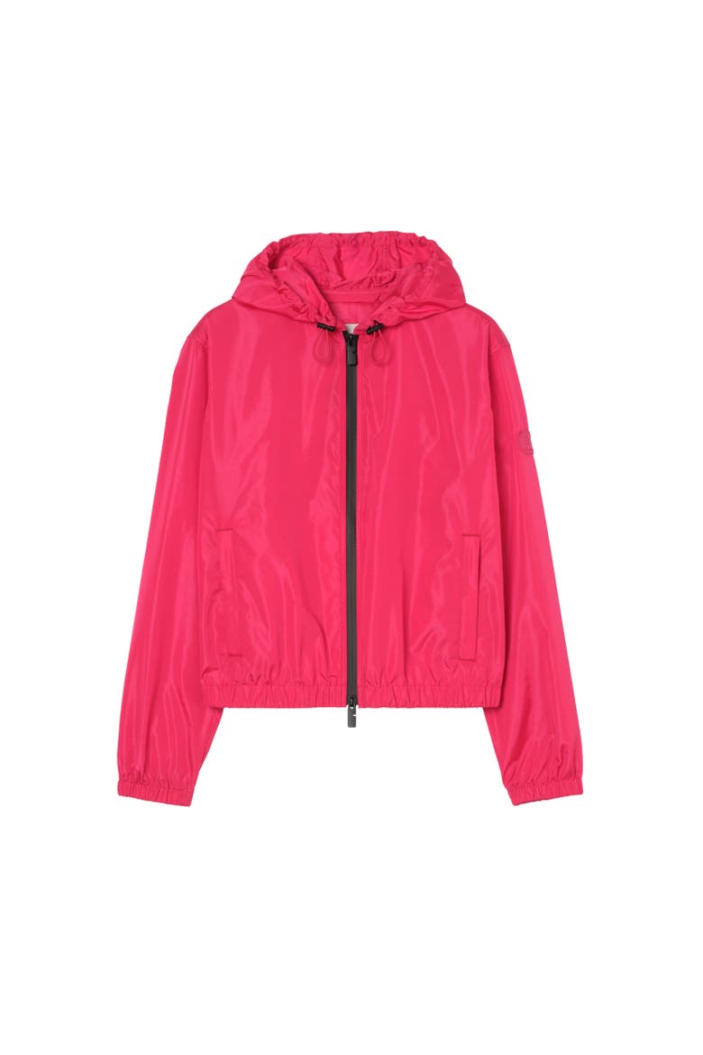 Nylon Nelson Hooded Jacket, Alternate, color, Jam red