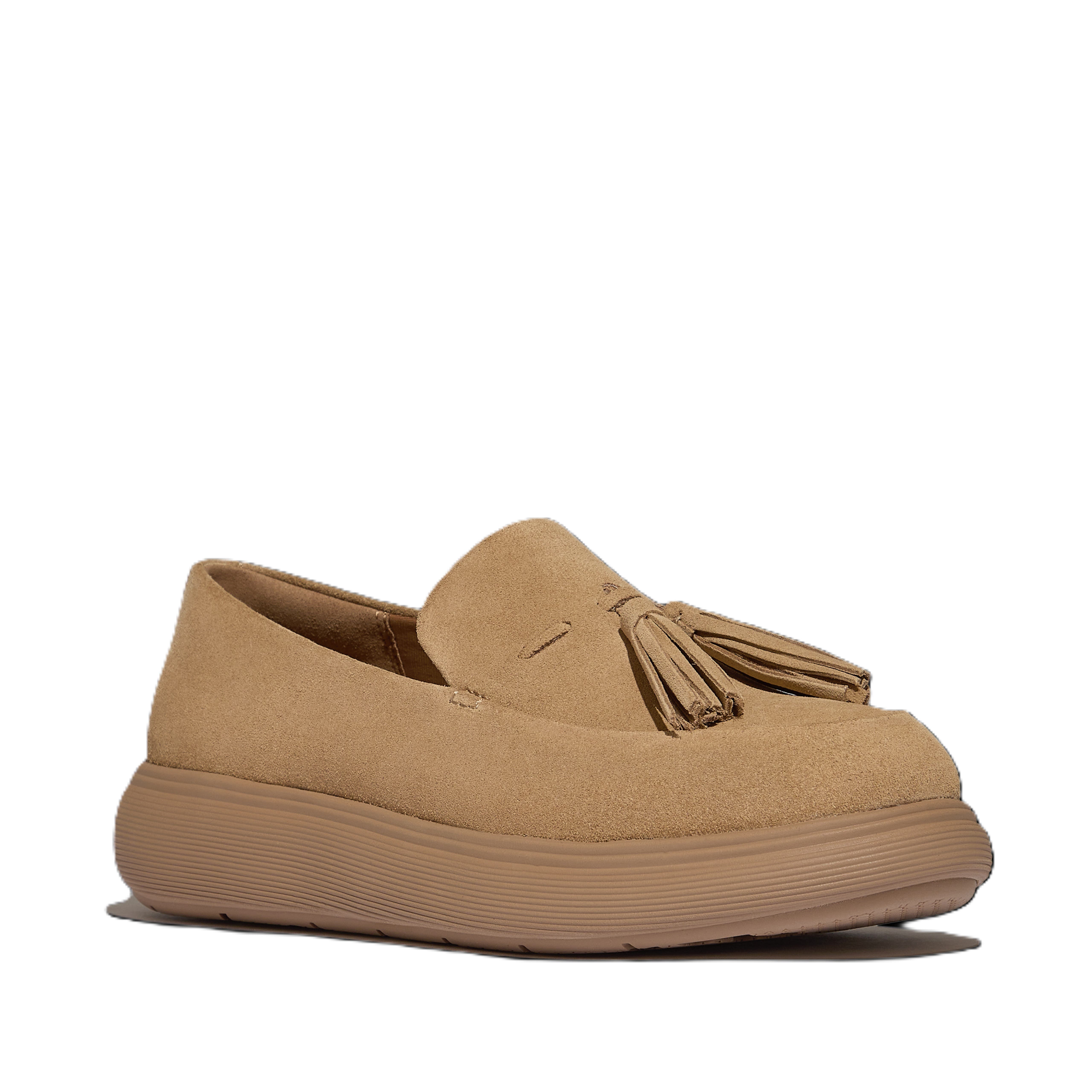 FitFlop IQ Comff Tassel Loafers, Main, color, Camel
