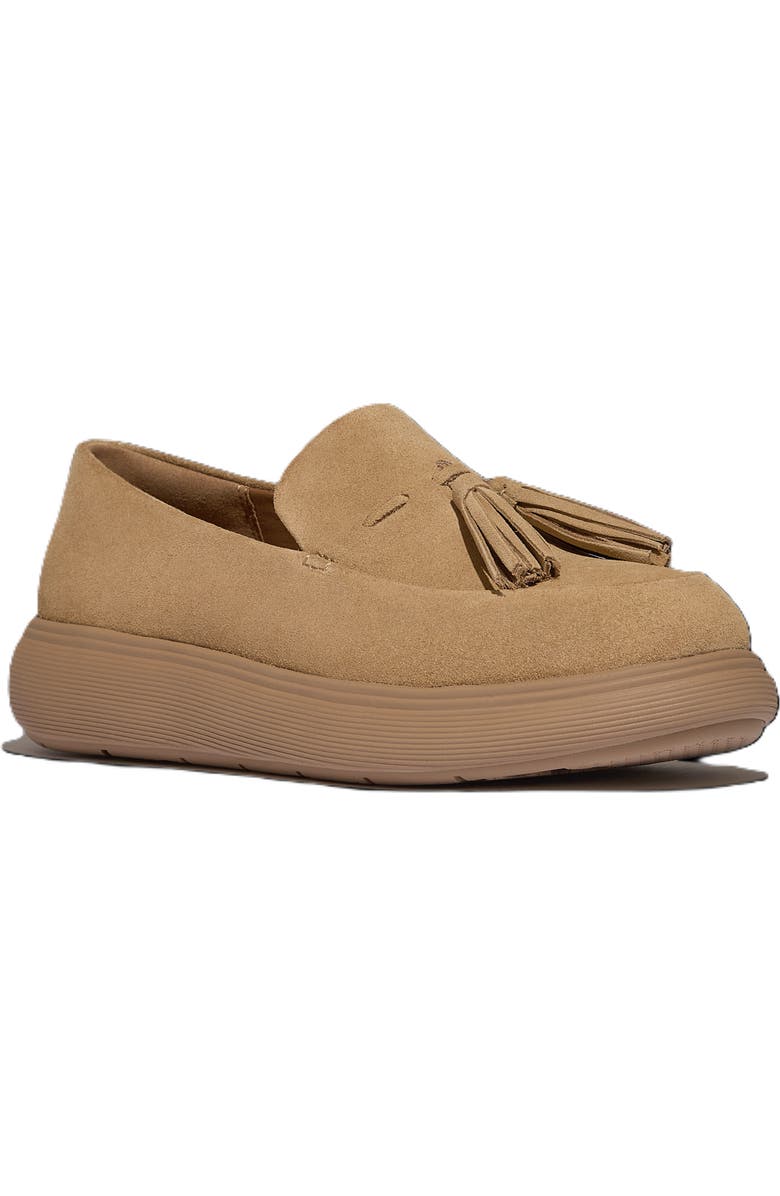 FitFlop IQ Comff Tassel Loafers, Main, color, Camel