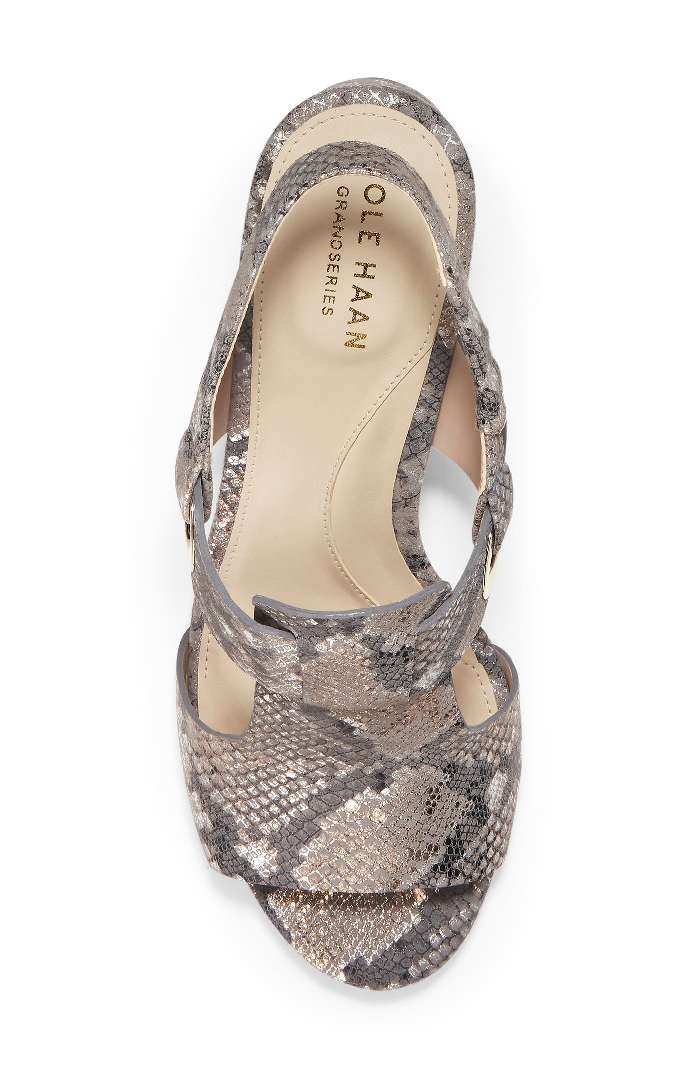 Grand Ambition Adele Slingback Sandal, Alternate, color, SNAKE PRINT LEATHER
