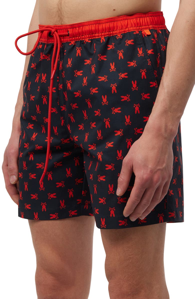 Psycho Bunny Cary Swim Trunks, Alternate, color, 