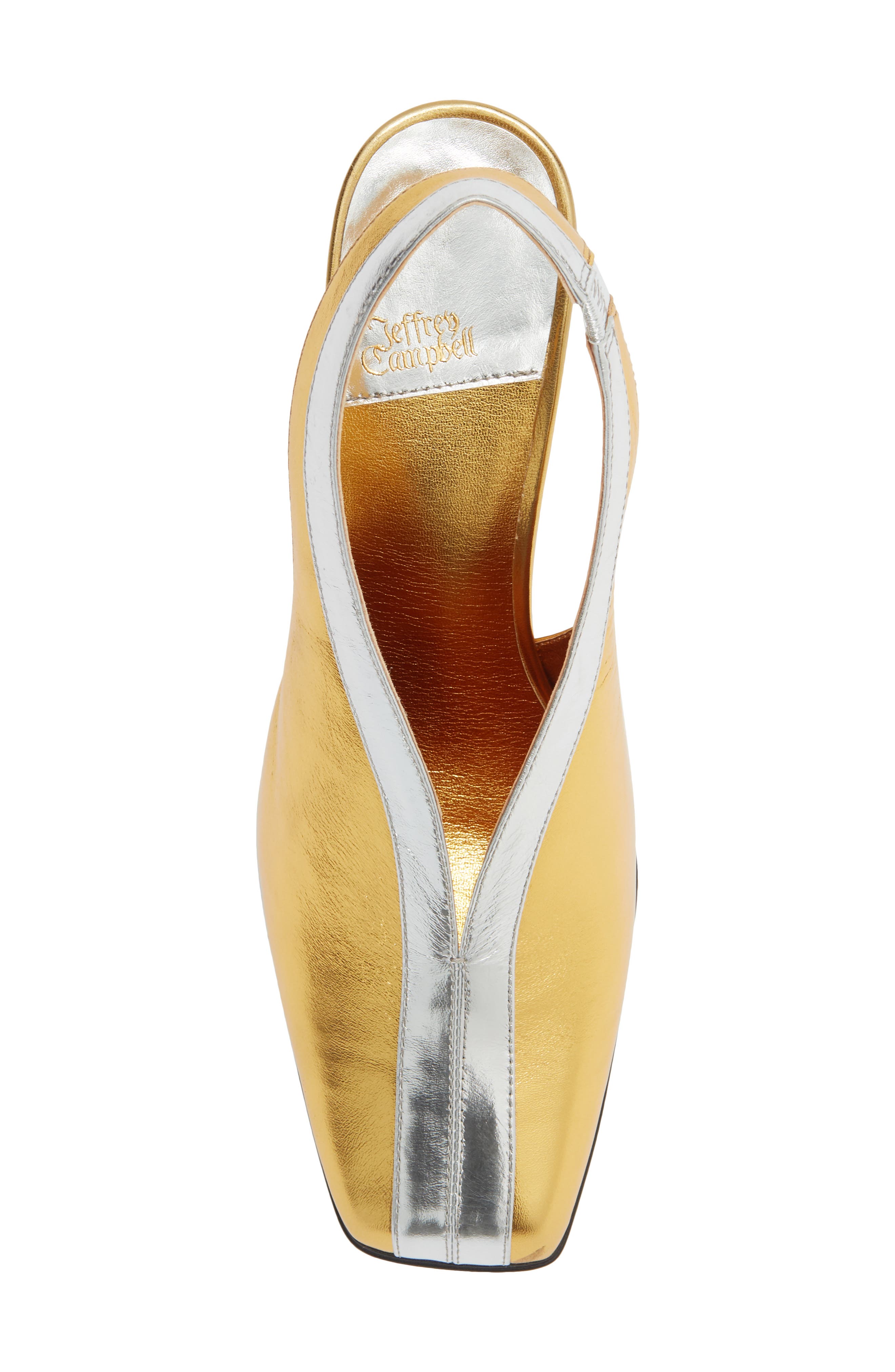 Straits Slingback Pump, Alternate, color, GOLD SILVER COMBO