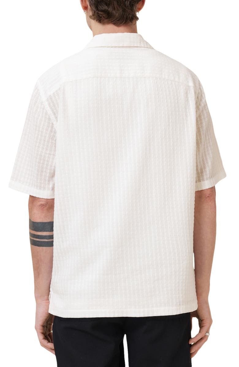 AllSaints Shaw Short Sleeve Button-Up Shirt, Alternate, color, 