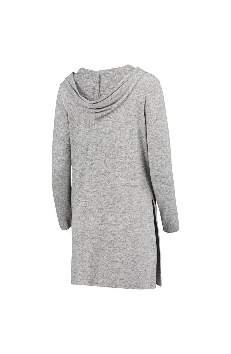 BOXERCRAFT Women's Heathered Gray Florida Gators Cuddle Soft Duster Cardigan, Alternate, color, 