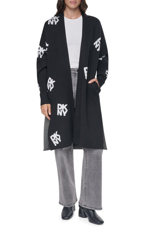 Stack Logo Long Cardigan