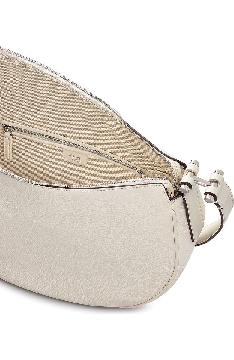 Radley Pemberton Row Large Ziptop Crossbody Bag, Alternate, color, Chalk
