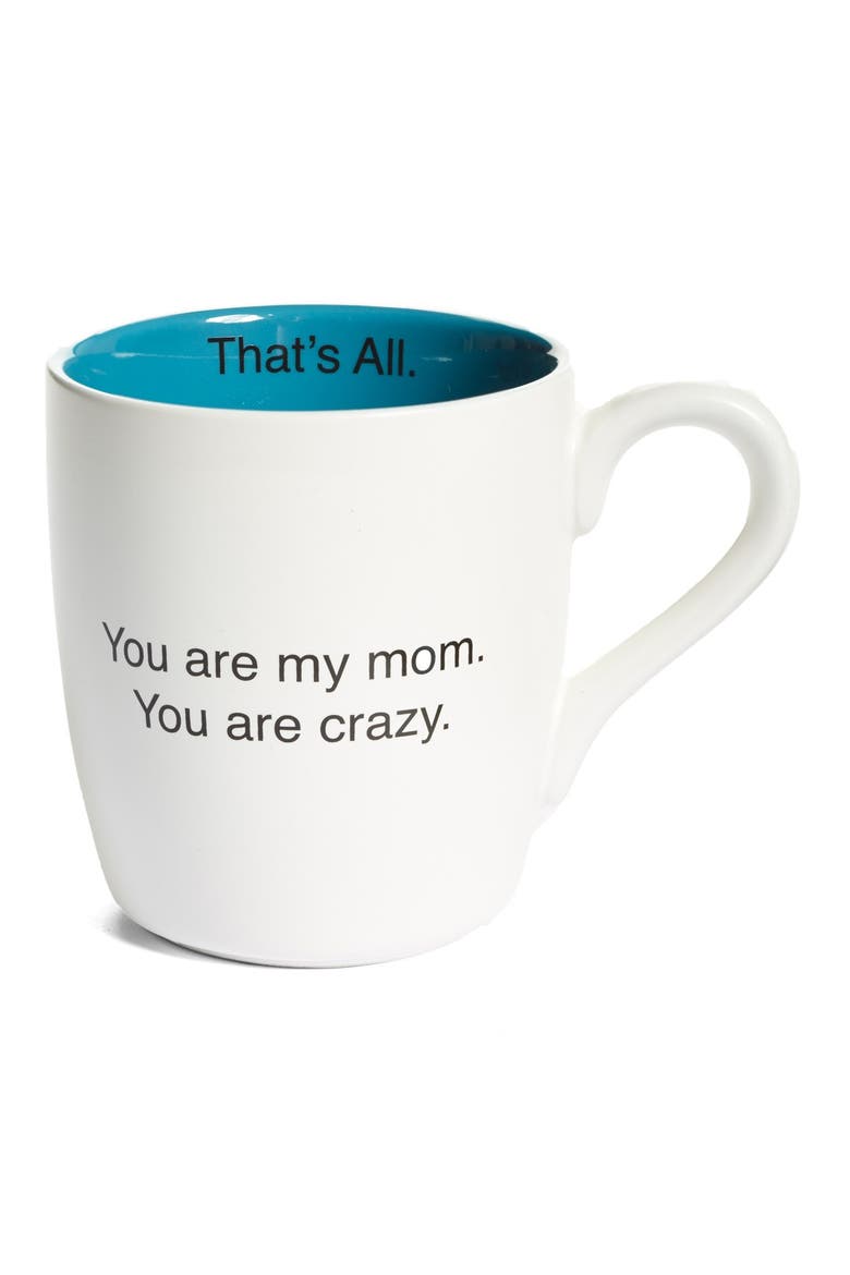 Santa Barbara Design 'You Are My Mom' Mug, Main, color, WHITE