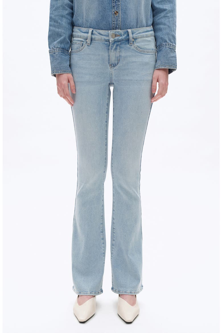 Low Rise Bootcut Jeans, Main, color, LIGHT BLUE