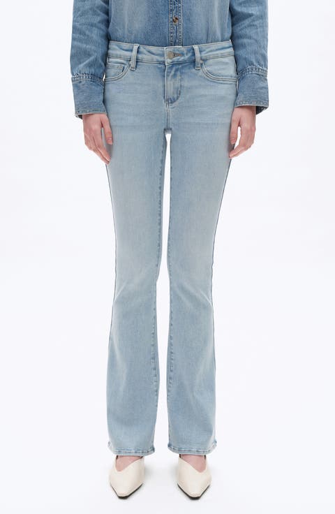 Low Rise Bootcut Jeans