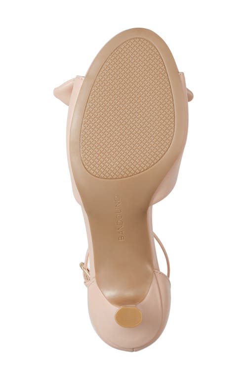 Bandolino Andora Ankle Strap Kitten Heel Sandal In Light Pink 680