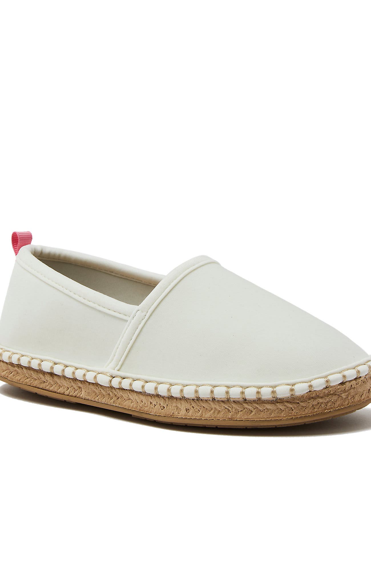Lands' End Kids Espadrille Beach and Water Shoes, Alternate, color, White