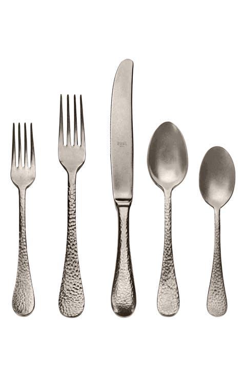 Epoque Distressed Bronze 5-Piece Place Setting