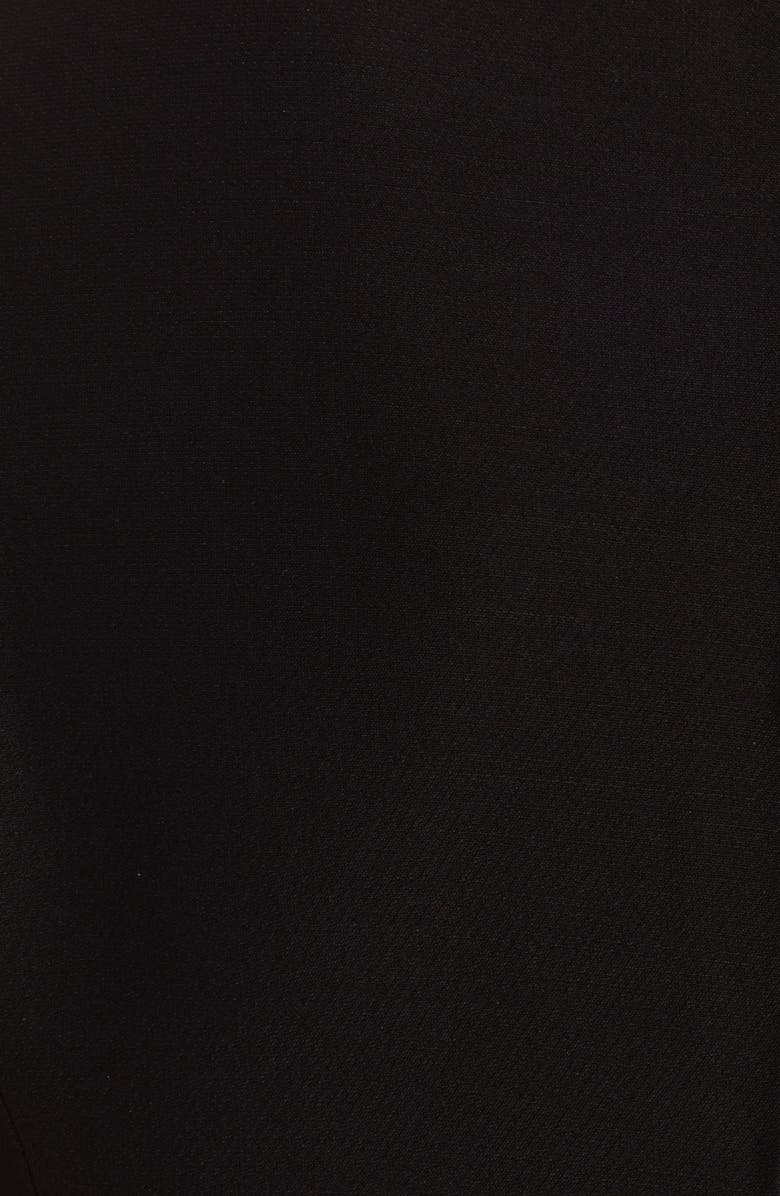 Valentino Garavani Bow Detail Crepe Couture Shift Dress, Alternate, color,