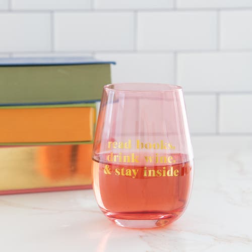 Jollity & Co Book Club Wine Glass In Read Books Drink...