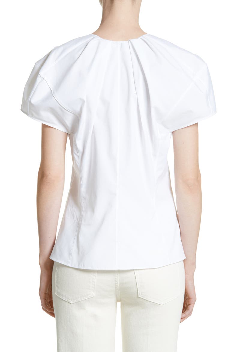 Tanya Poplin Top, Alternate, color, WHITE