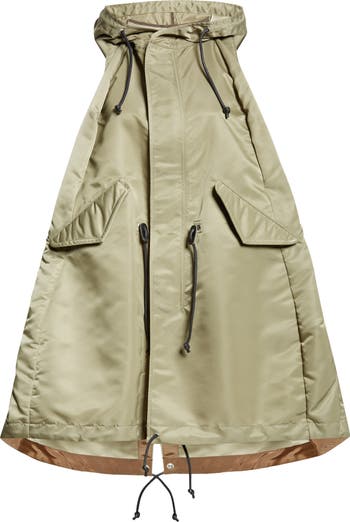 Sacai Nylon Twill Hooded Vest | Nordstrom