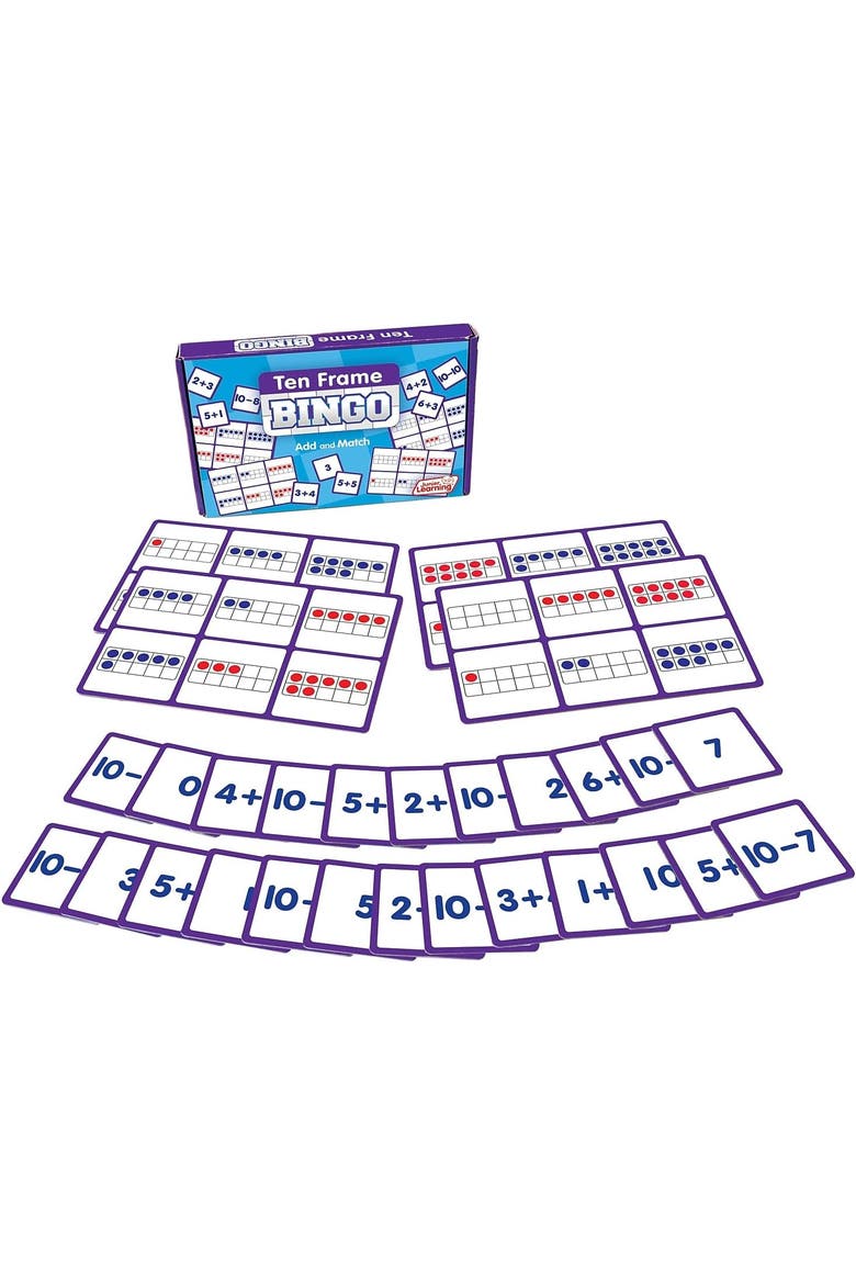 JL547 Ten Frame Bingo Medium, Main, color, Multicolored