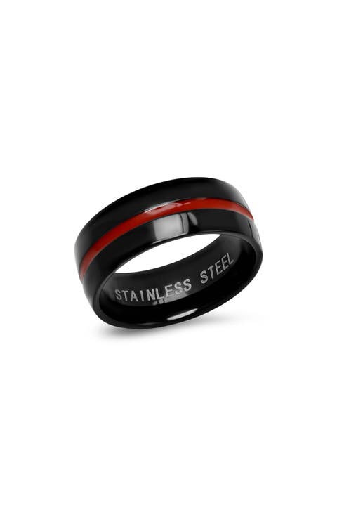 Stainless Steel Band Ring