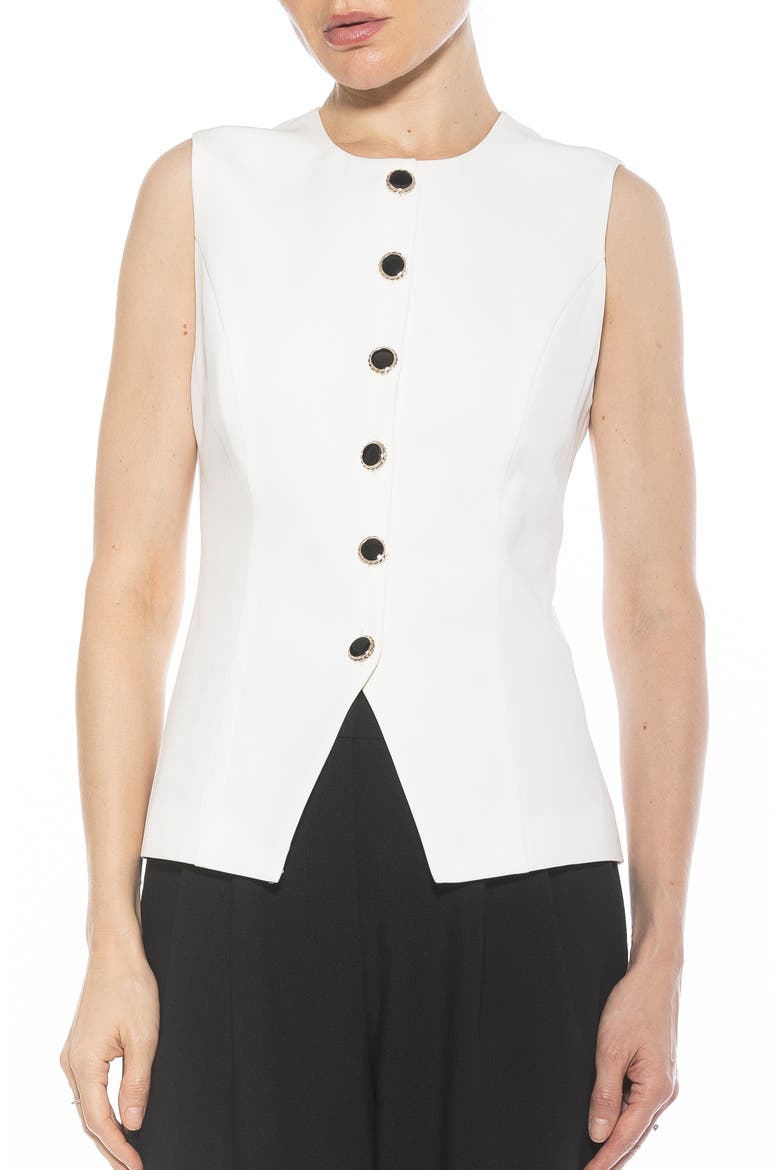 Kinsley Vest Top, Main, color, IVORY