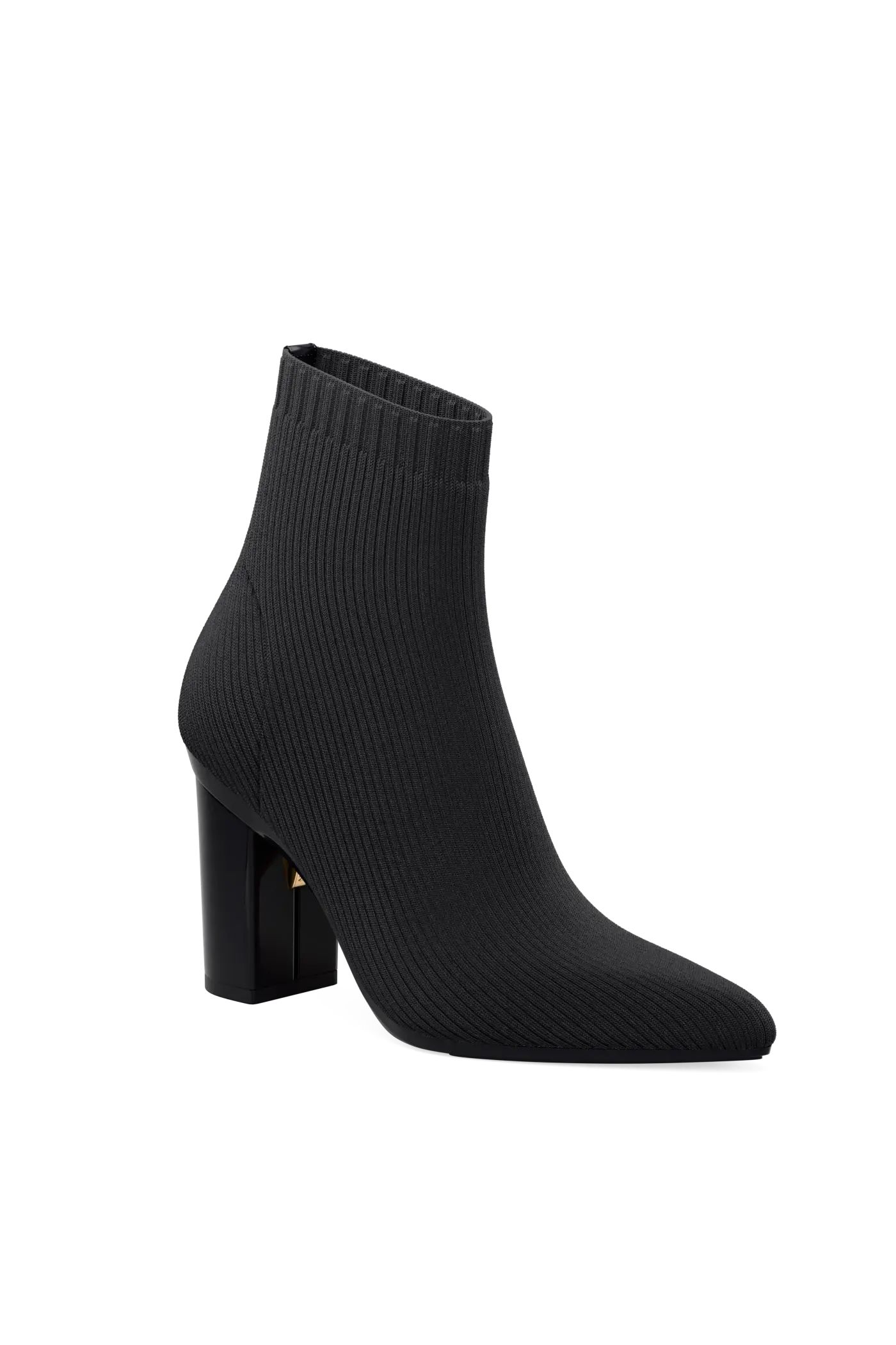 Pashion Footwear The Bootie 4" Block Convertible Heel, Alternate, color, Coal Knit