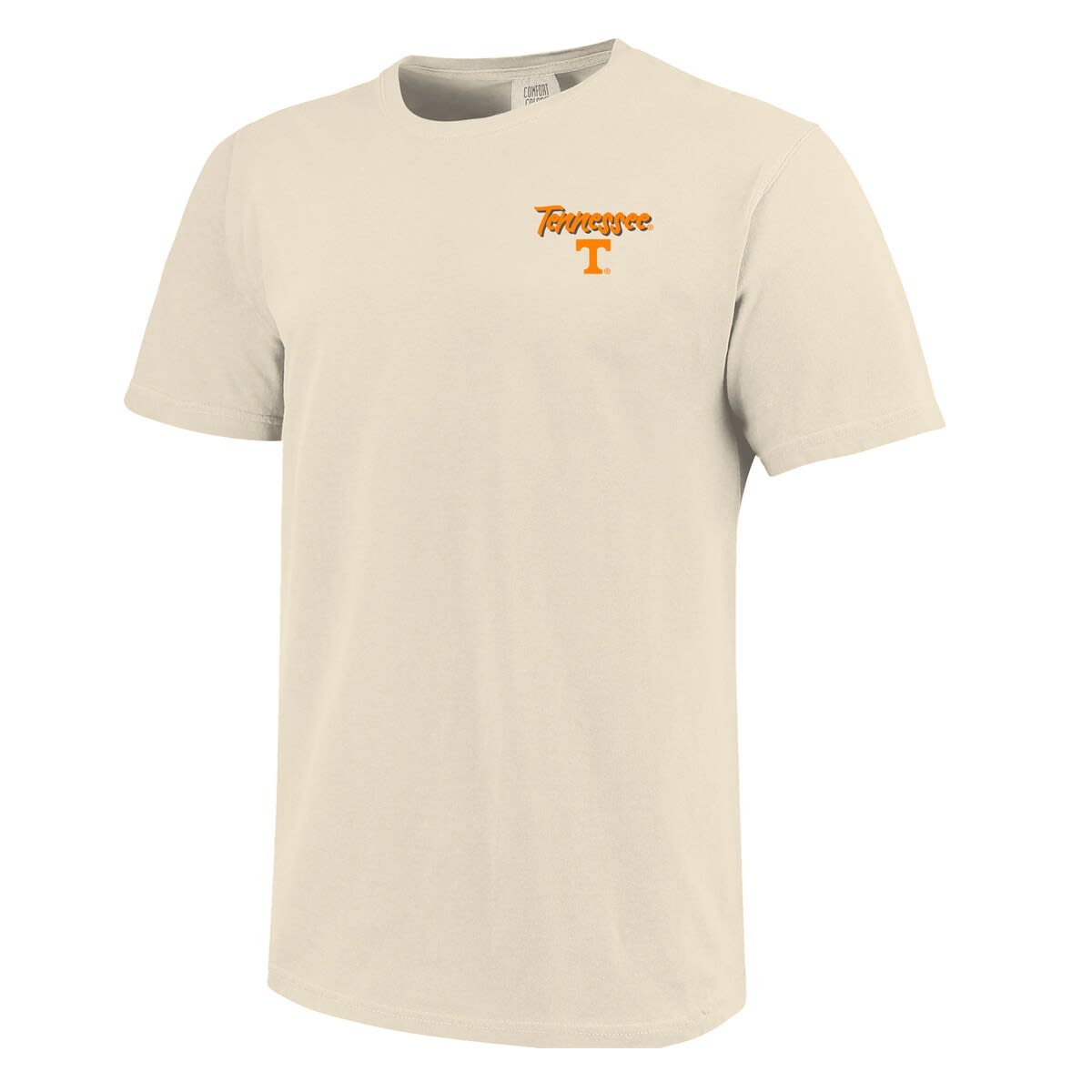 Men's Image One  Natural Tennessee Volunteers Comfort Colors Hand-Drawn Campus Stack T-Shirt - image 2