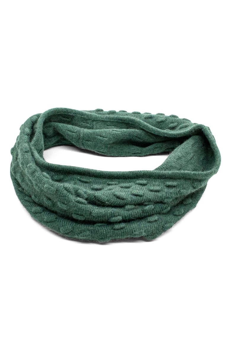 Portolano Bubble Stitched Infinity Scarf, Main, color, Militare