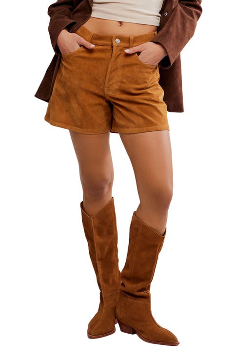 Tippi Faux Suede Shorts
