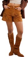 Free People Tippi Faux Suede Shorts