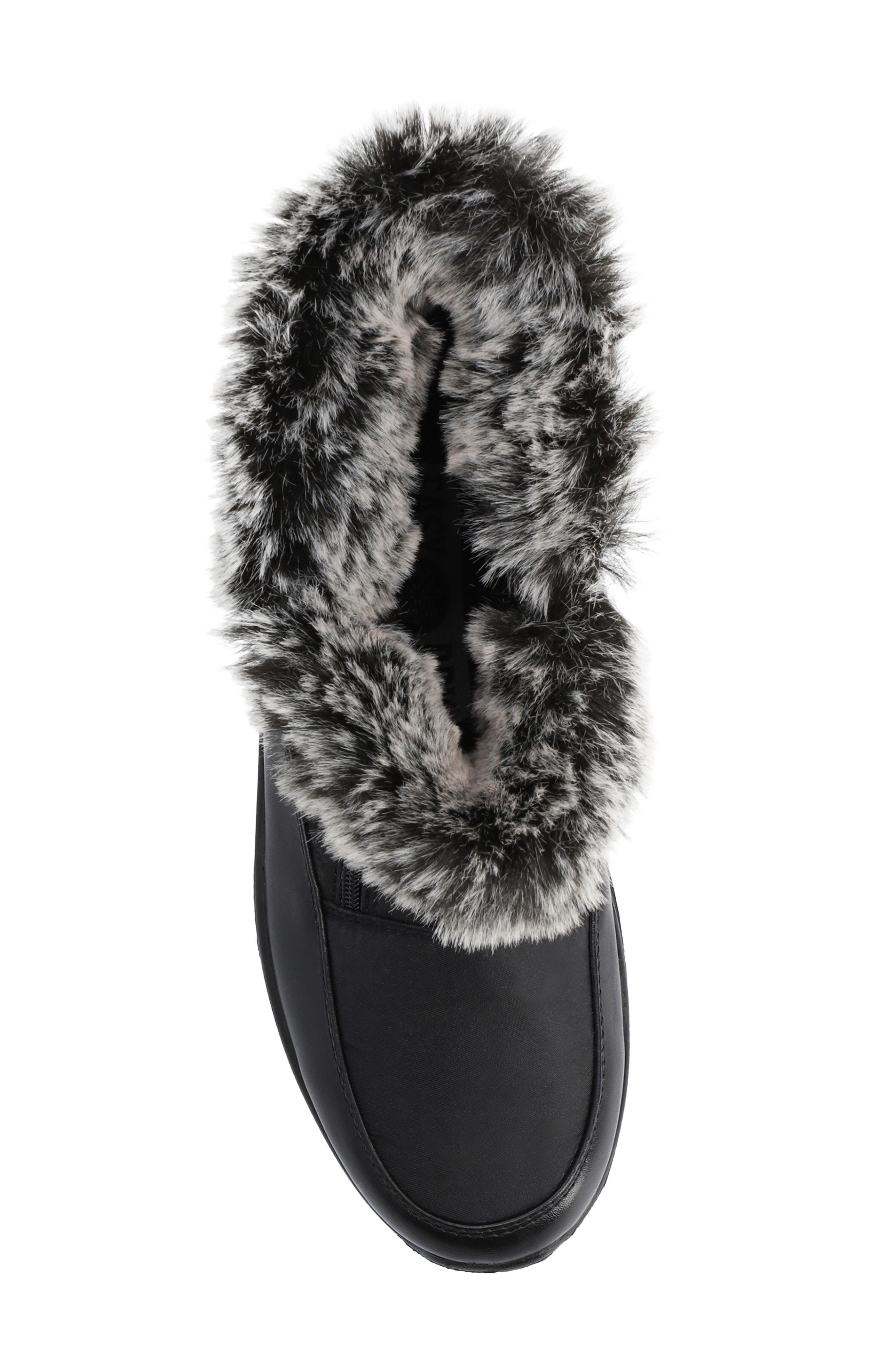 EASY STREET Portland Faux Fur Lined Waterproof Boot, Alternate, color, 