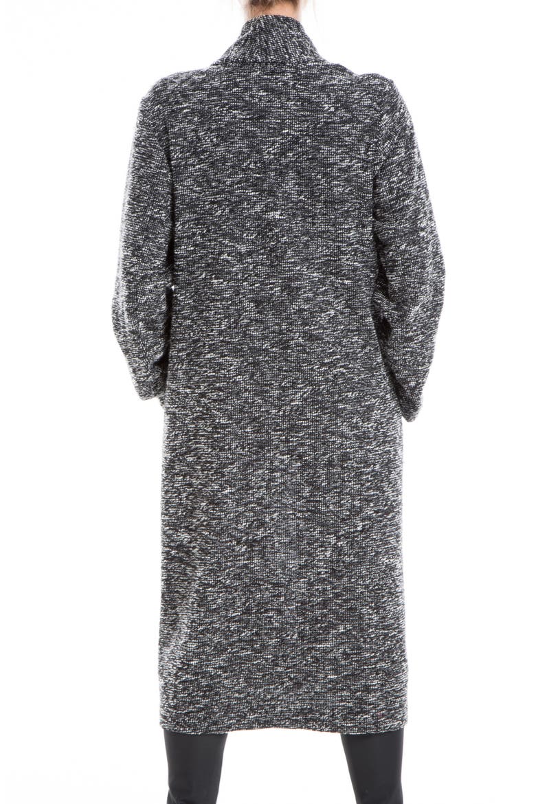 Knit Tweed Double Breasted Jacket, Alternate, color, BKIVO1V1