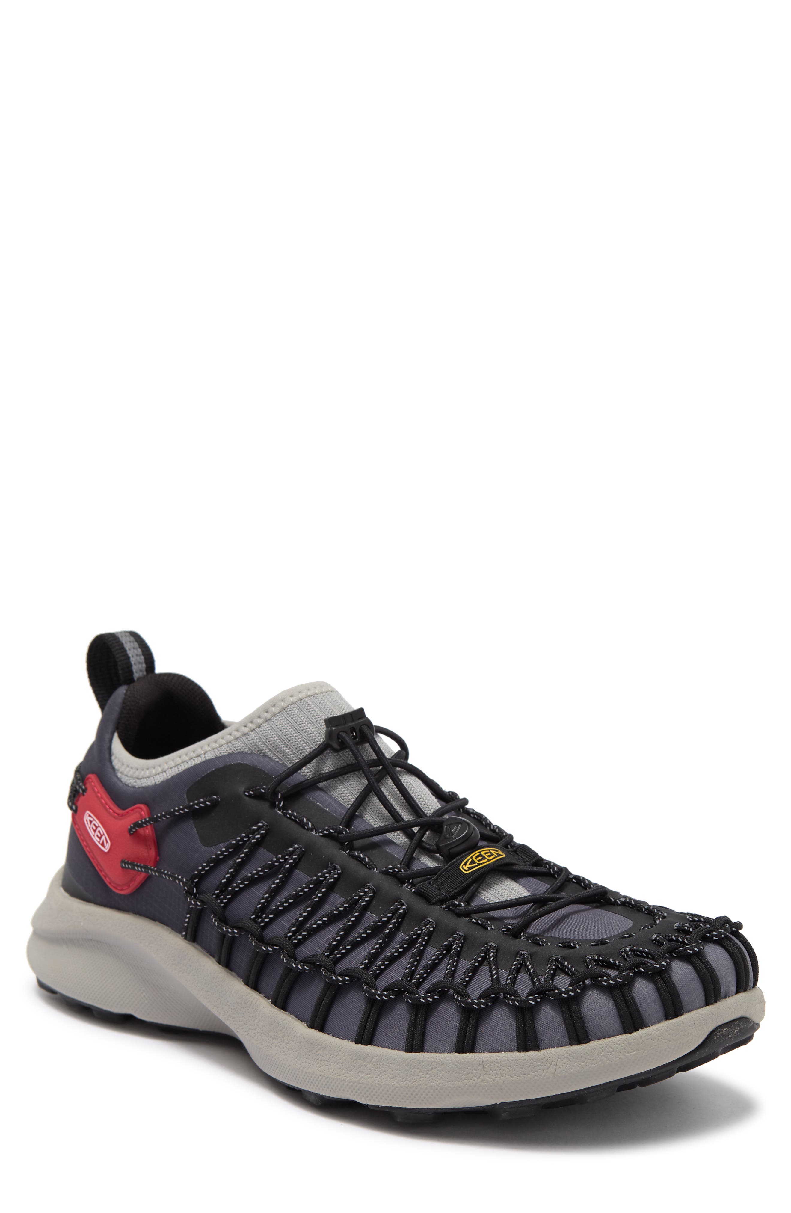 Uneek Sneaker, Main, color, BLACK/ RED