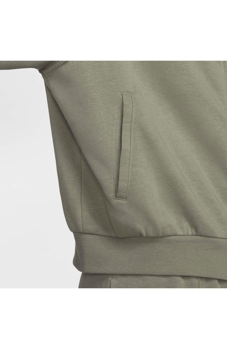 Nike Sportswear Chill French Terry Full Zip Hooded Jacket, Alternate, color, Light Army/ Sail