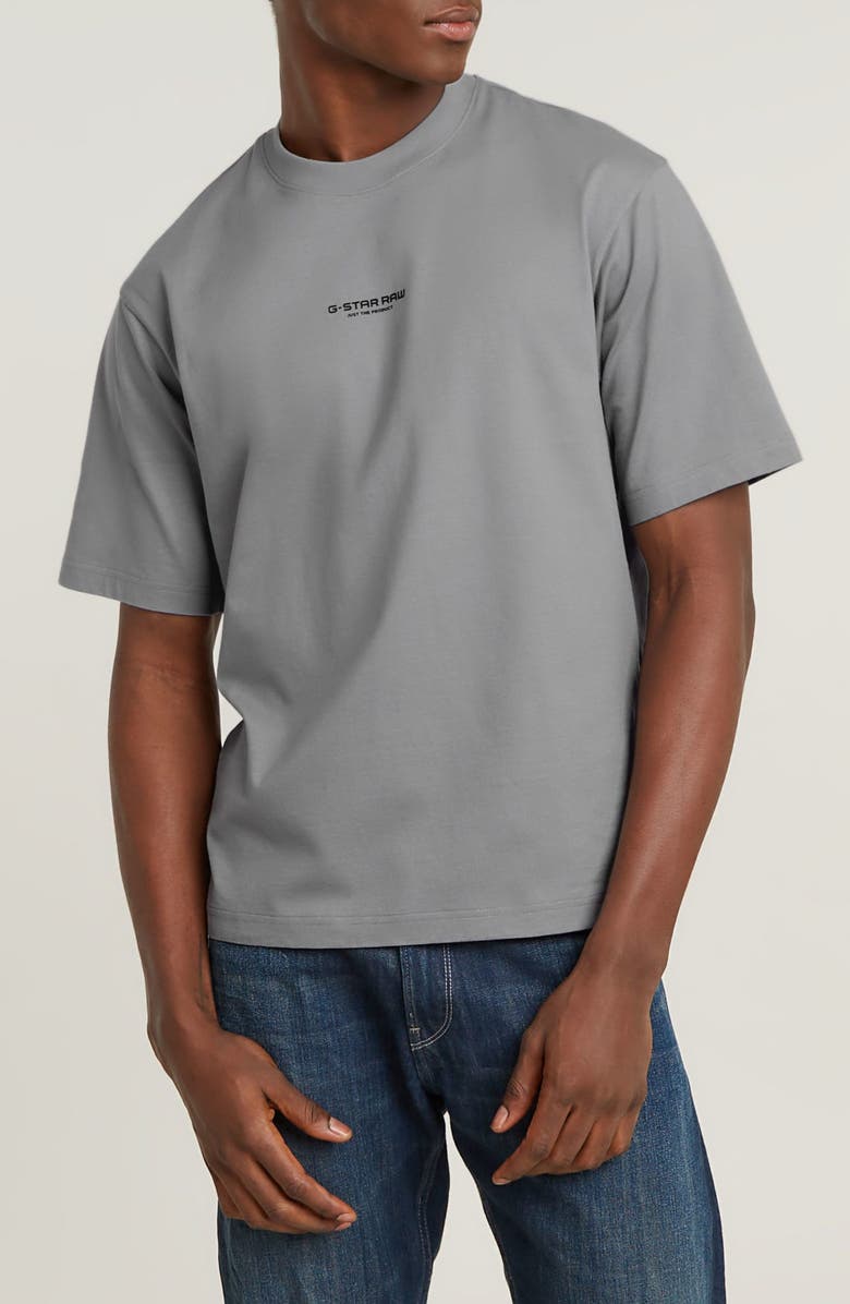 G-STAR Center Chest Logo Organic Cotton Graphic T-Shirt, Main, color, 