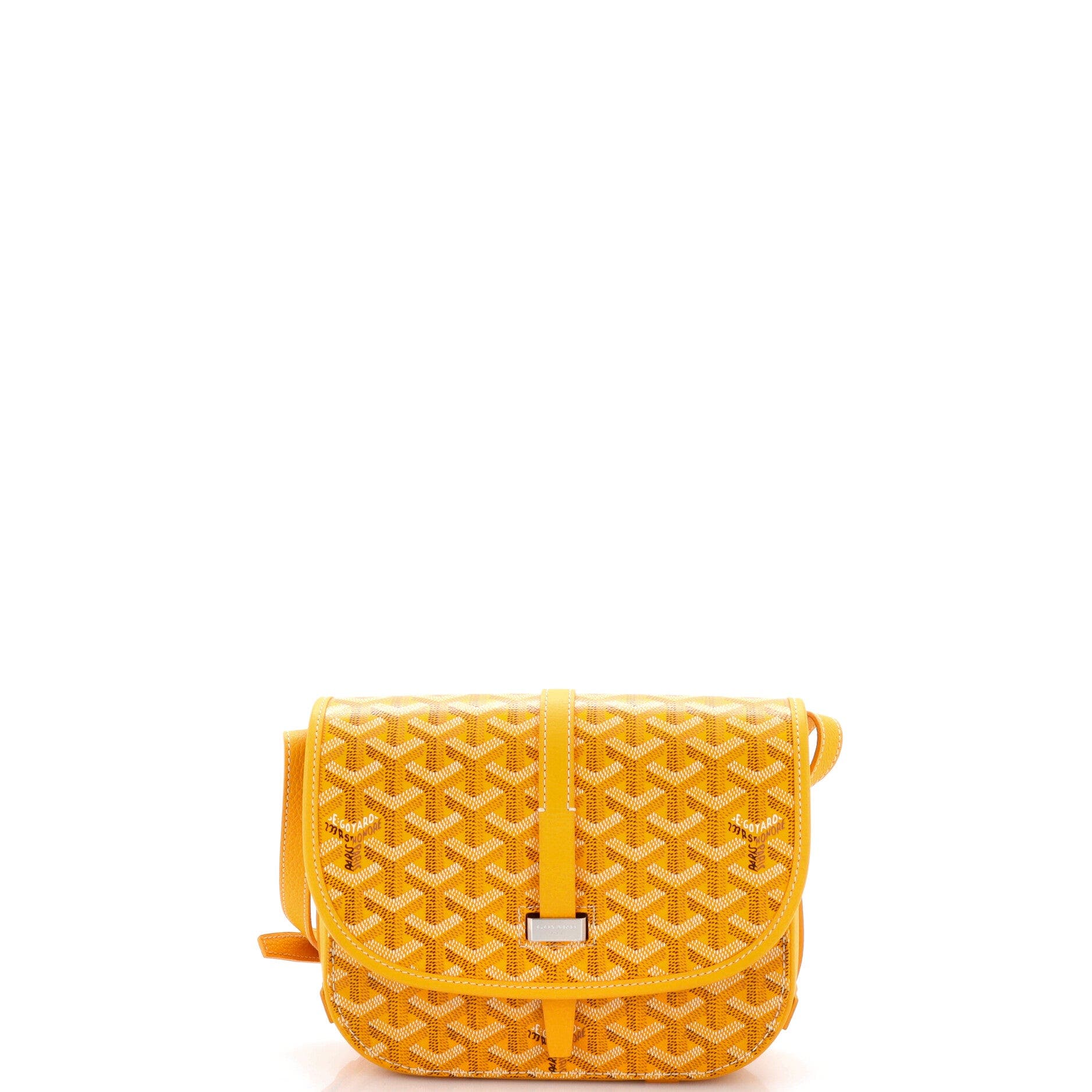 Belvedere II Messenger Bag Coated Canvas PM, Main, color, Yellow