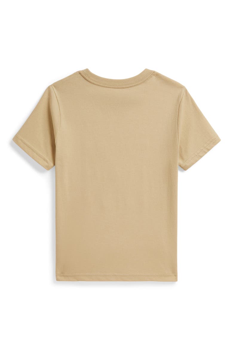 Kids' Cotton Jersey Graphic T-Shirt, Alternate, color, TALLOW CREAM