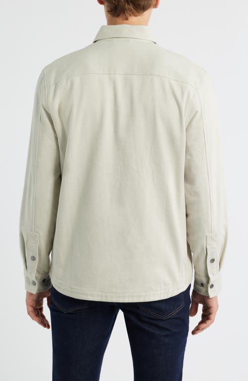 Rails Rhett Cotton Snap-up Shirt In Gray