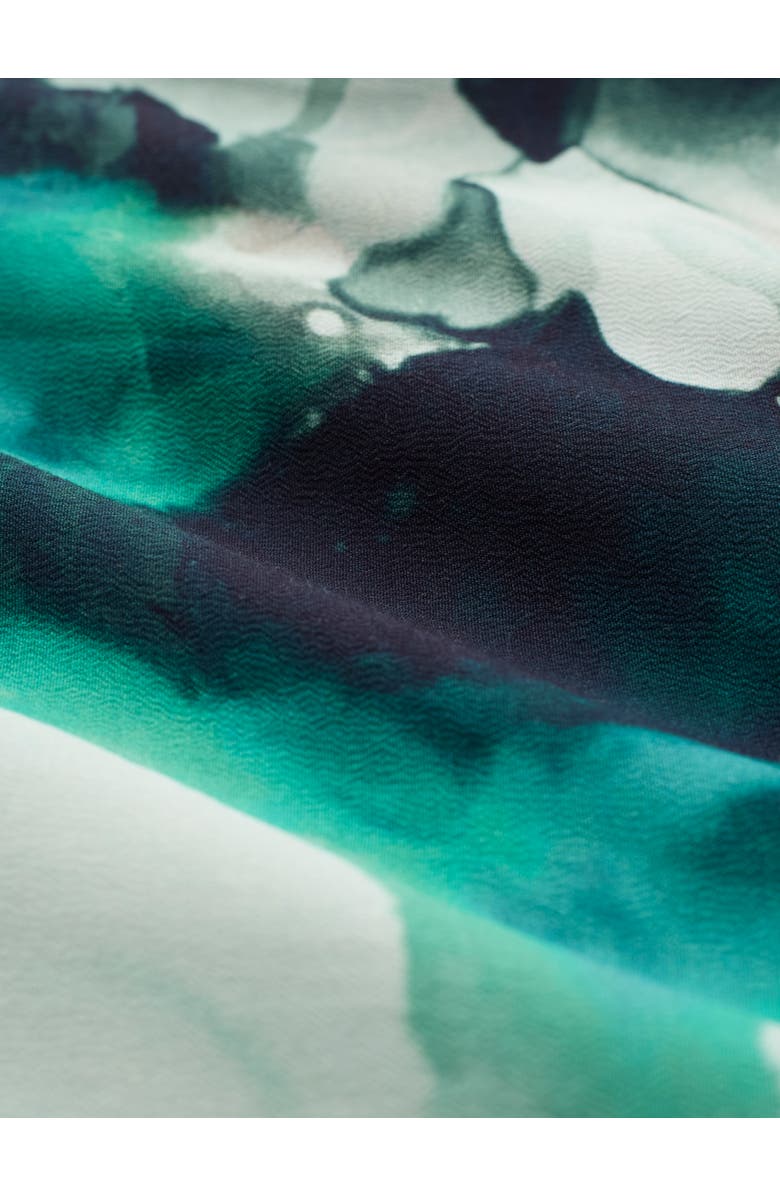 Celtic & Co. S/L TIE FRONT MIDI SHIRT DRS, Alternate, color, Watercolour Print