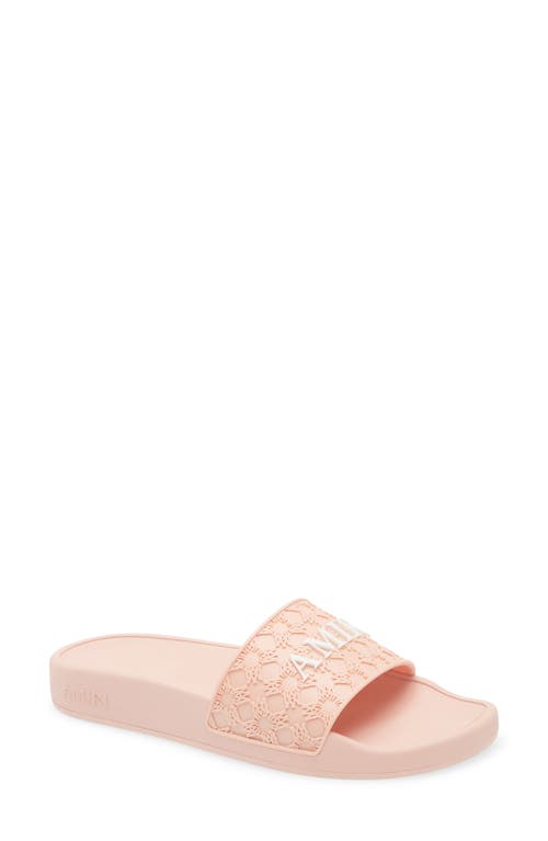 Amiri Ma Quad Pool Slide Sandals In Pink